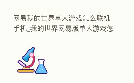 網易我的世界單人游戲怎么聯機手機_我的世界網易版單人游戲怎么聯機