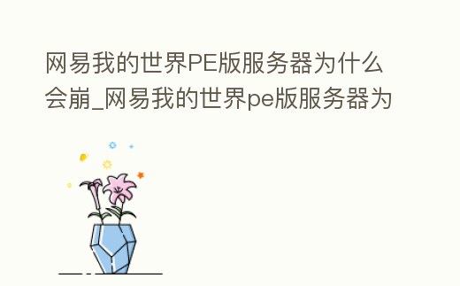 網易我的世界PE版服務器為什么會崩_網易我的世界pe版服務器為什么會崩屏